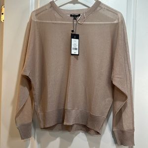 BRAND NEW DYNAMITE sheer sweater top size S